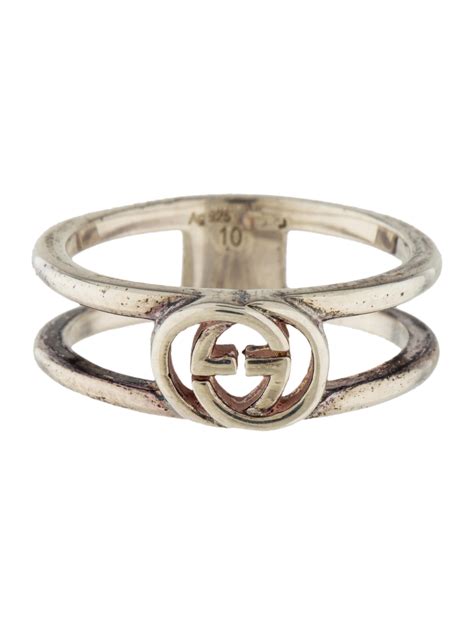 gucci interlocking g ring thin|Thin Interlocking G Ring by Gucci .